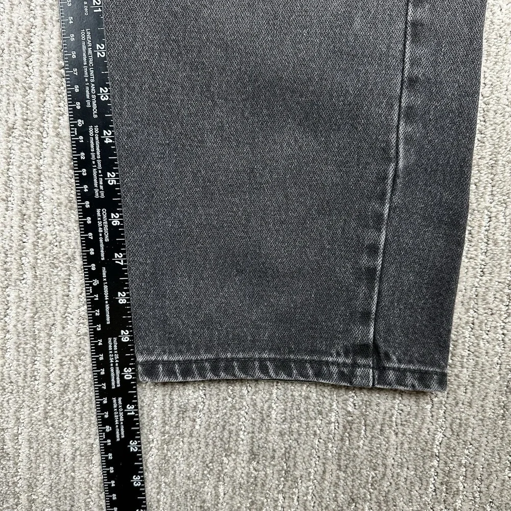 Vintage Lee Mens Jeans 36x32 Black Denim Made in USA Skater‎ Grunge Fits 34x30